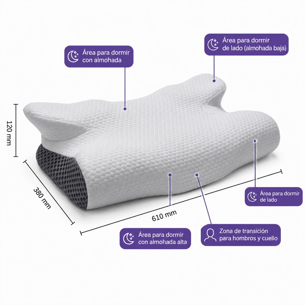 Almohada Cervical para Descanso