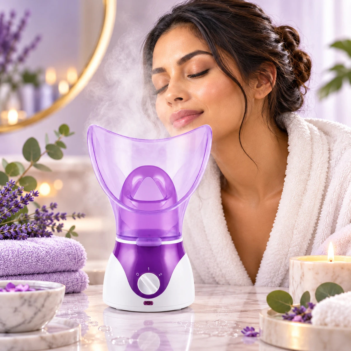 Vaporizador Facial de Vapor Caliente