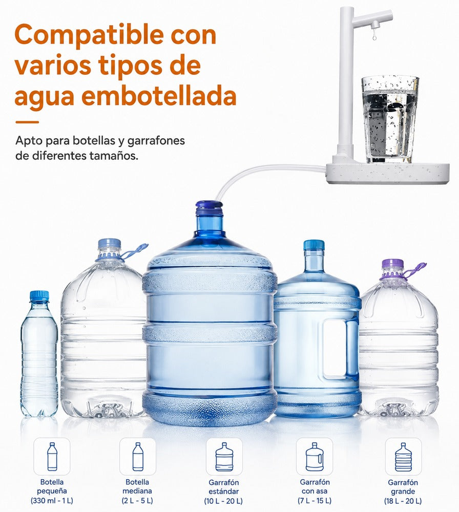 Dispensador de agua automático con tubo de extensión